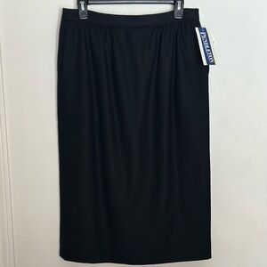 Vtg Pendleton Pencil Skirt Sz 12 Wool Midi Pockets Deadstock Office Corpcore USA
